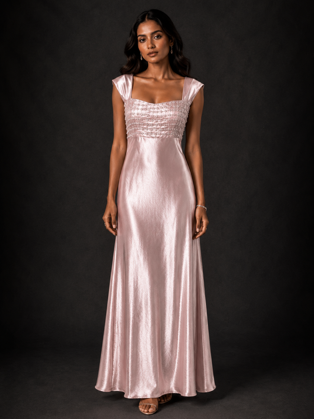 Minimal Glam Evening Gown