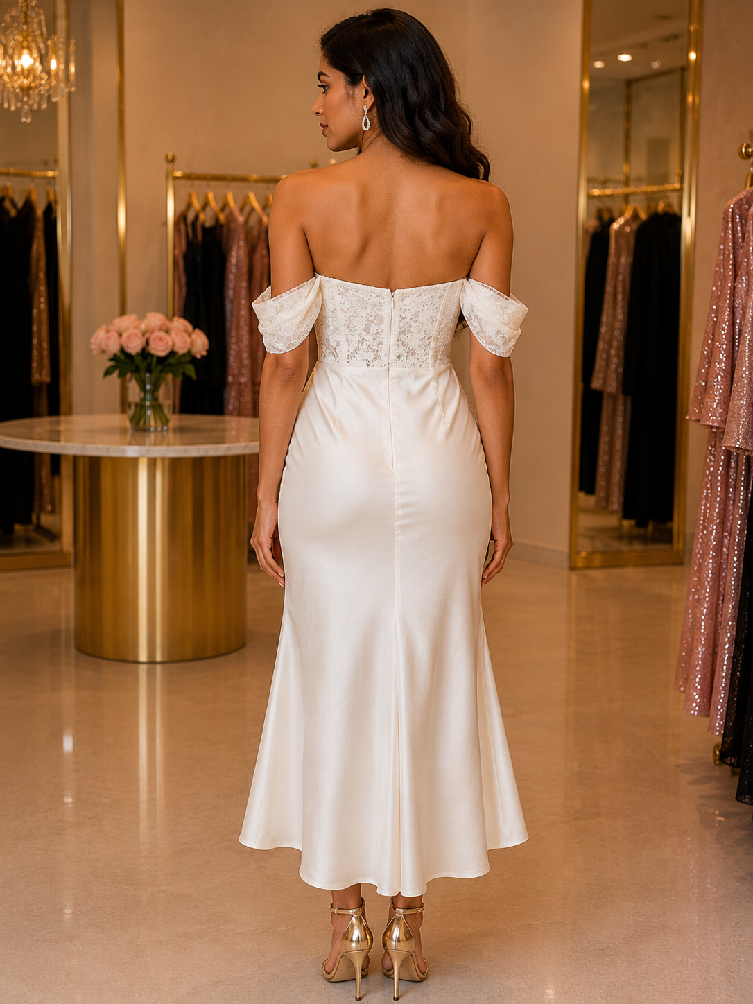 Romantic Corset Evening Dress