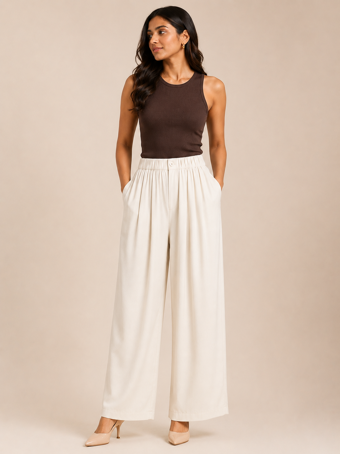 Korean Full Elastic Pants