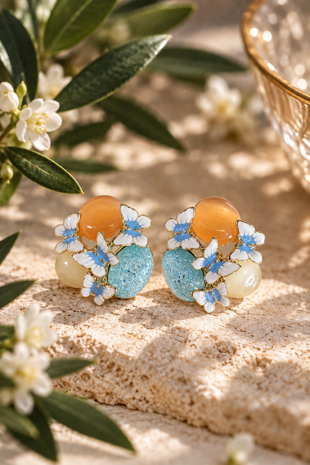 Floral Glow Earrings