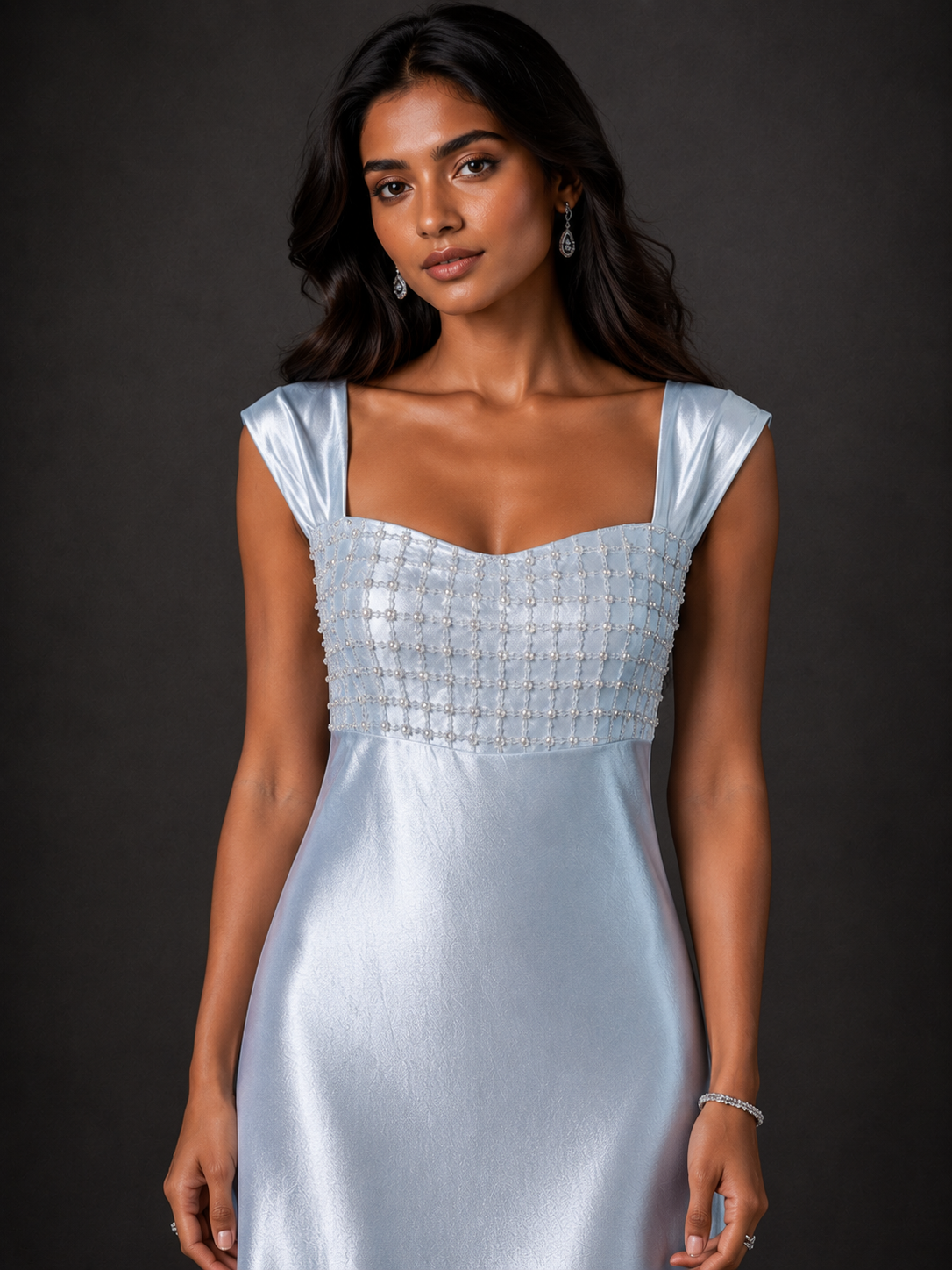 Minimal Glam Evening Gown