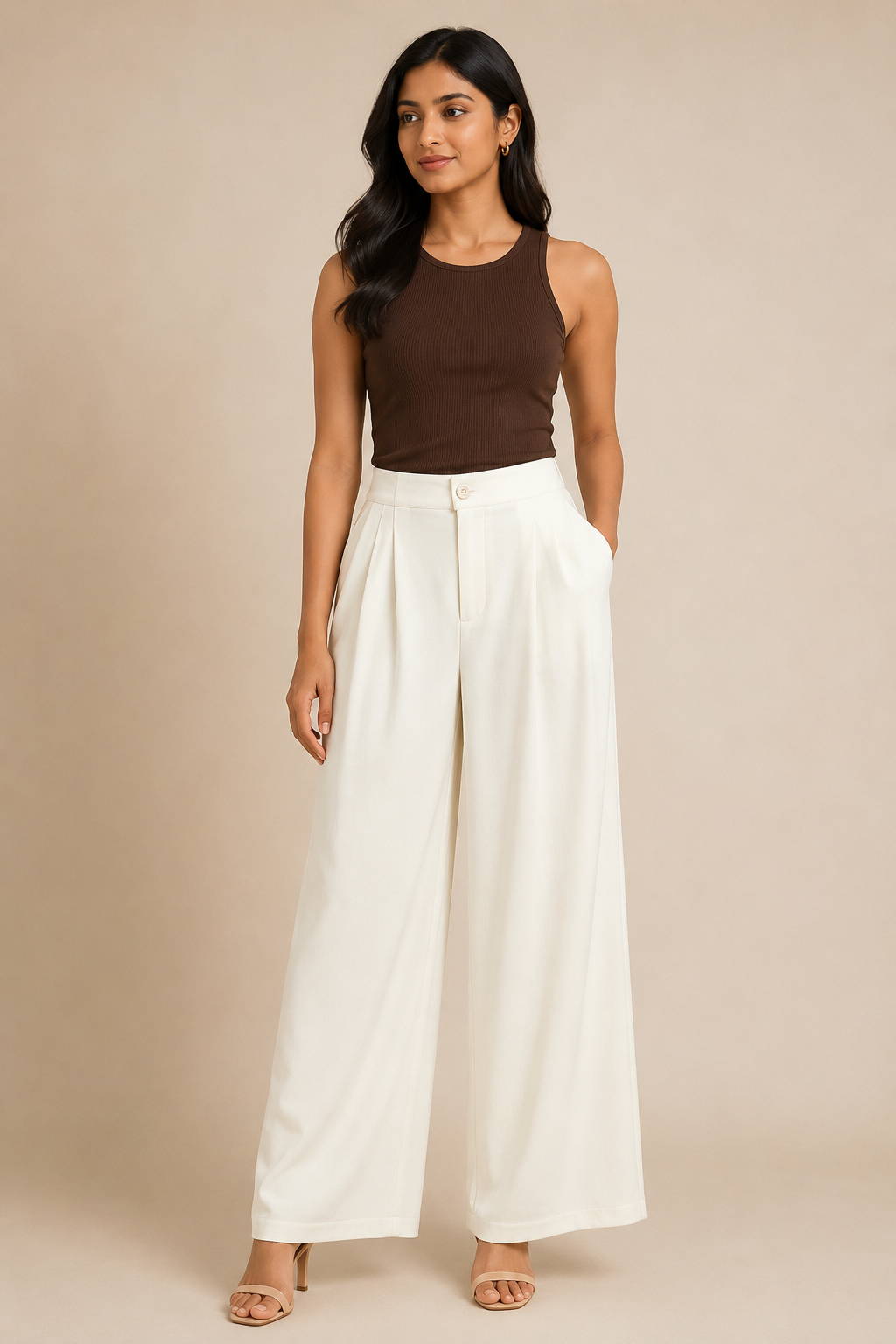 Korean Back Elastic Pants