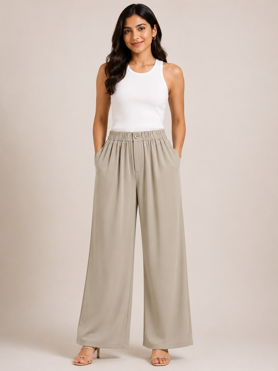 Korean Full Elastic Pants