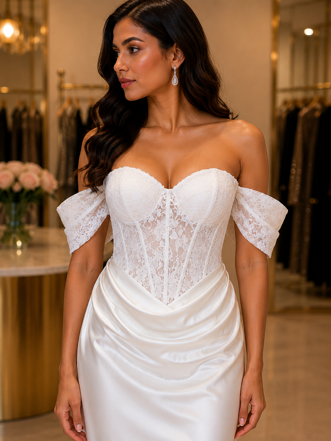 Romantic Corset Evening Dress