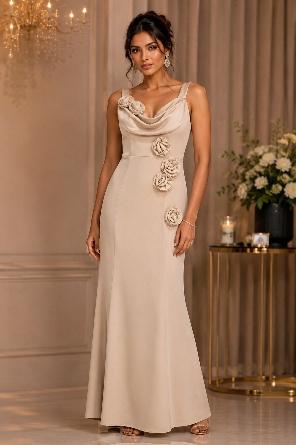 Rose Glam Dress