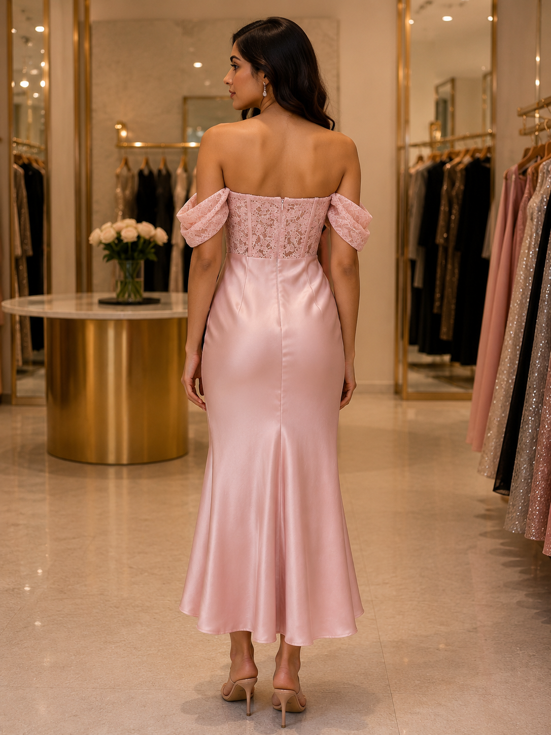 Romantic Corset Evening Dress