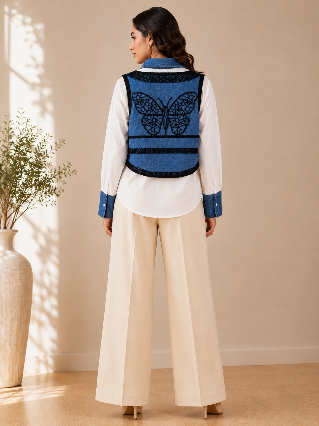Butterfly Vest Shirt