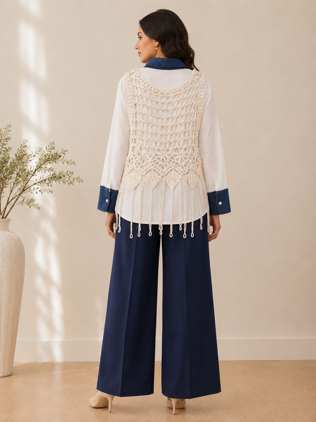 Fringe Vest Shirt