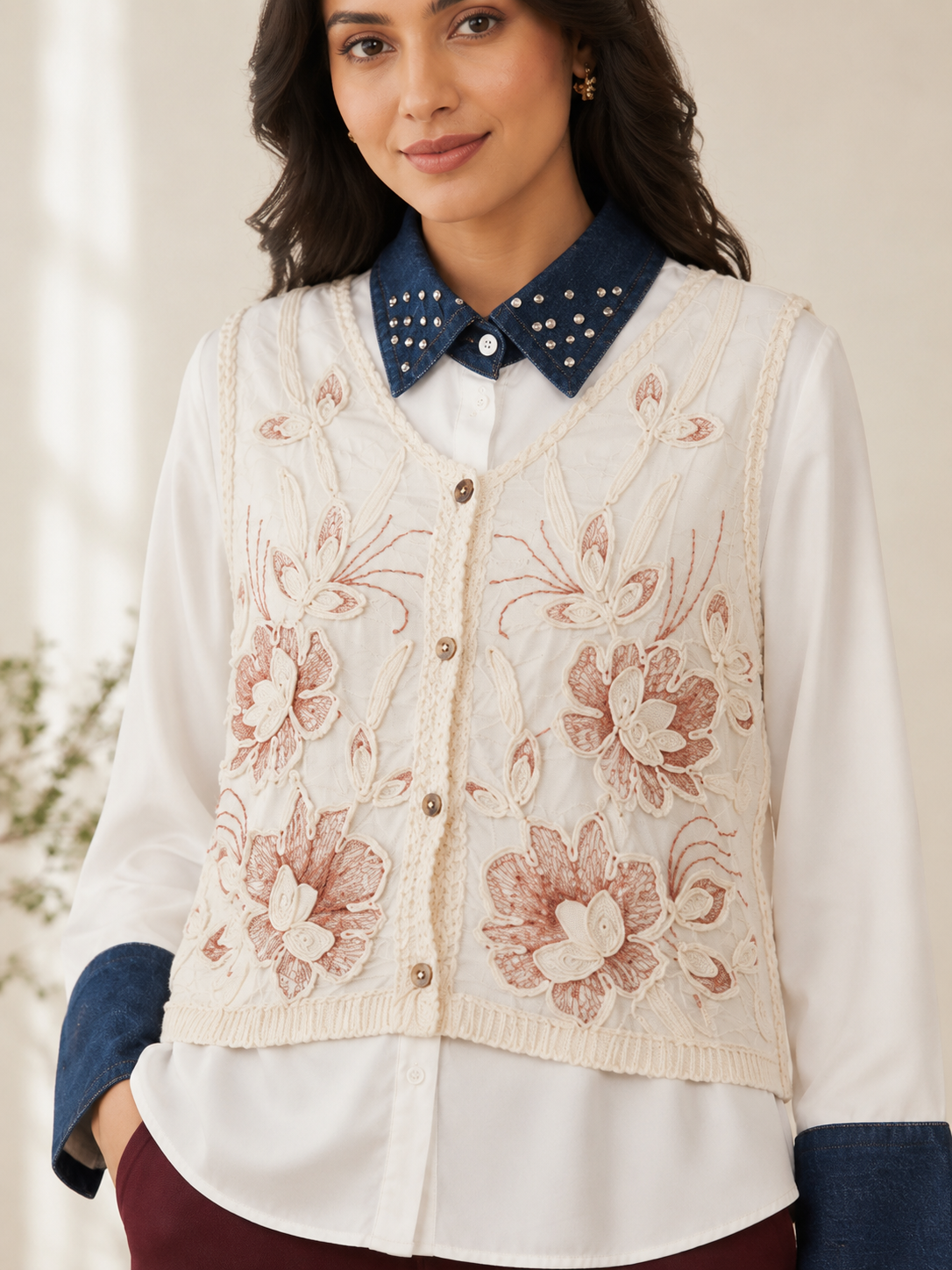 Petals Vest Shirt