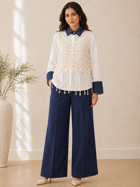 Fringe Vest Shirt