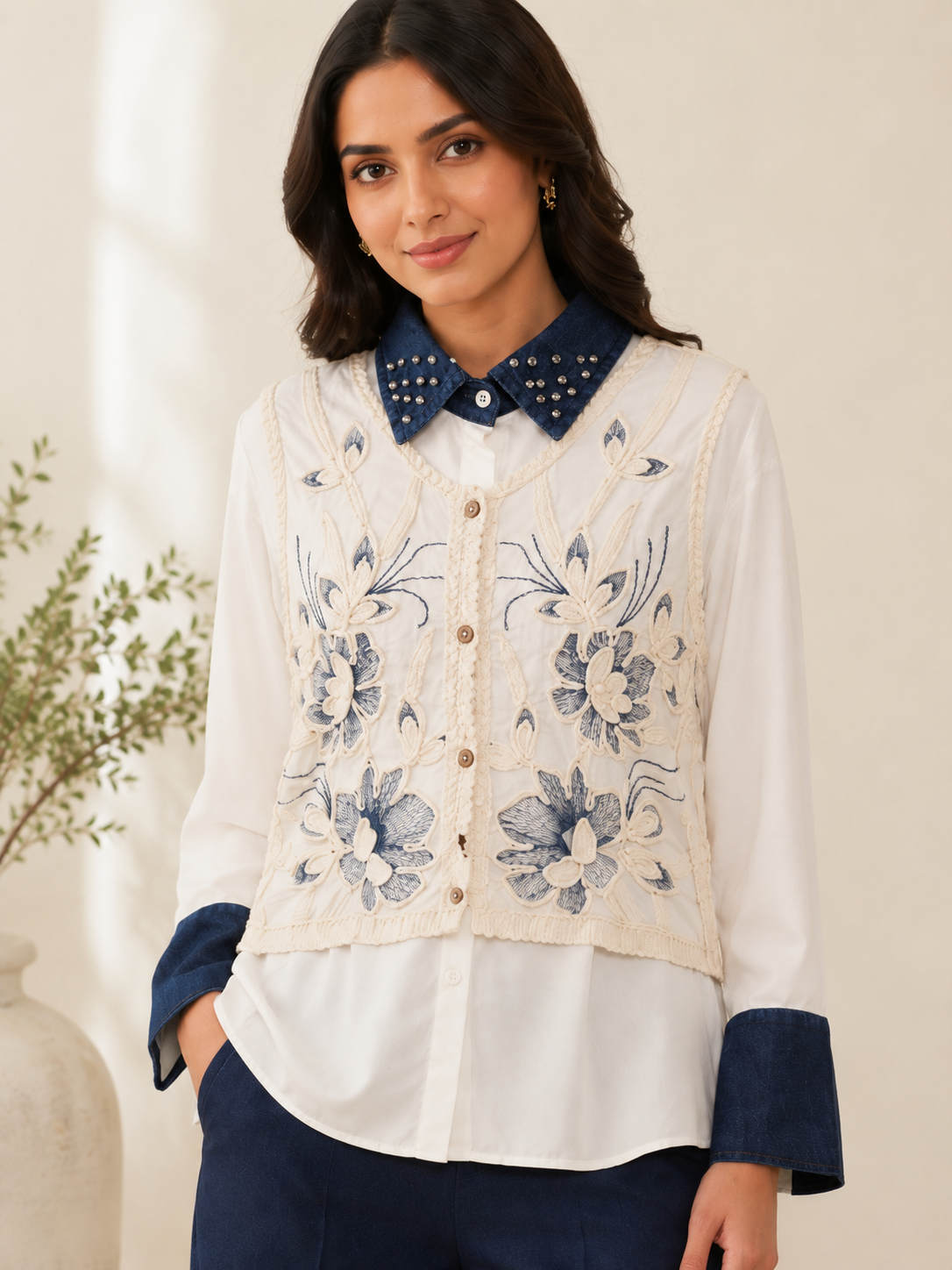 Petals Vest Shirt