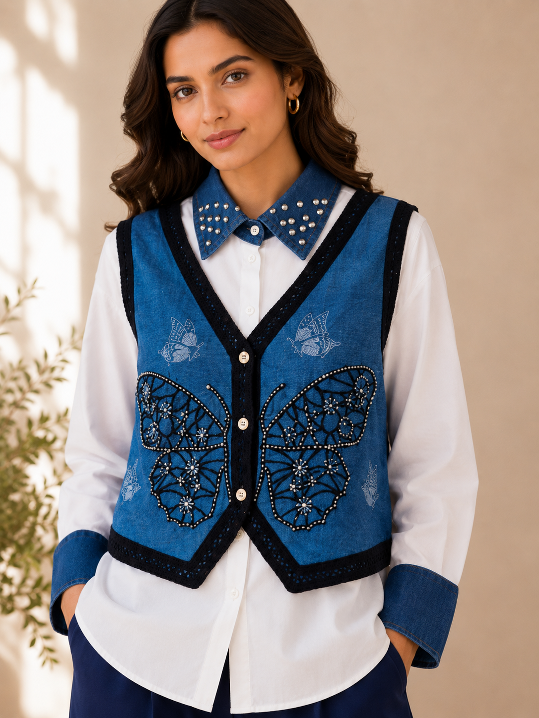 Butterfly Vest Shirt