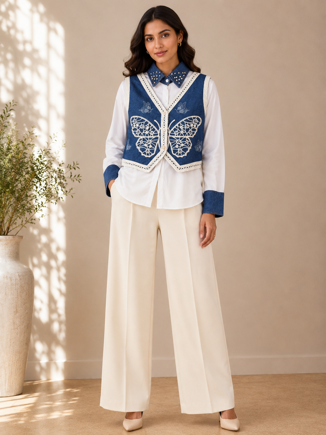 Butterfly Vest Shirt