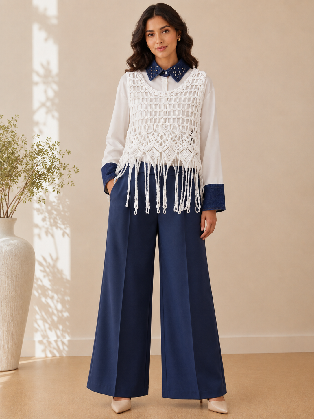 Fringe Vest Shirt