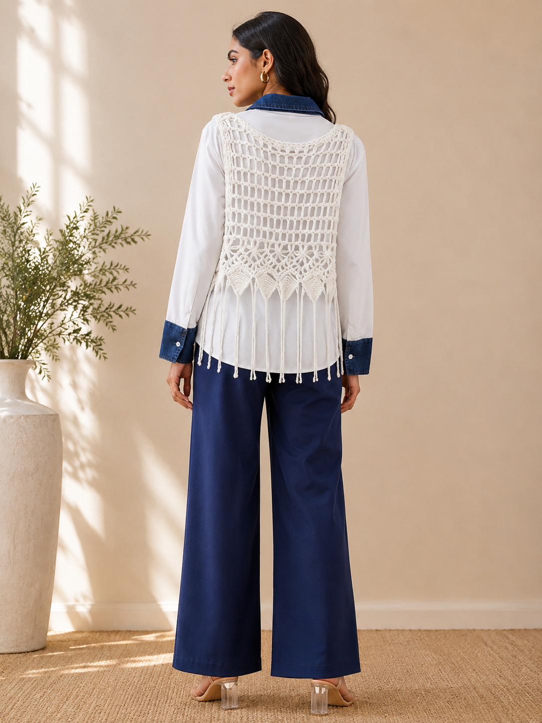 Fringe Vest Shirt